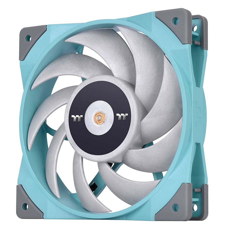 Amazon.com: Thermaltake ToughFan 12 Turquoise High Static